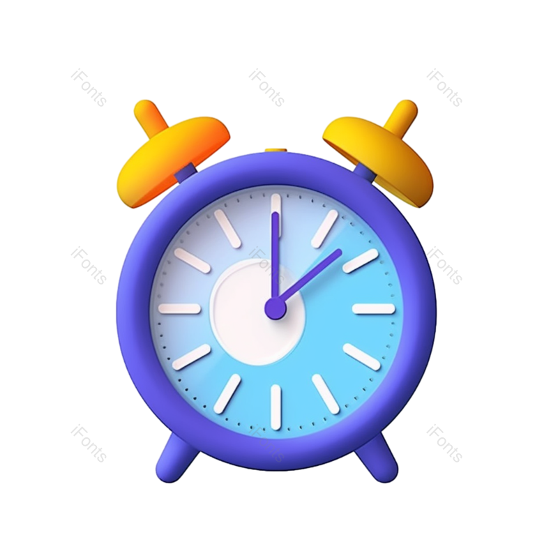 装饰图片,插画元素,抽象PNG,时钟免抠素材